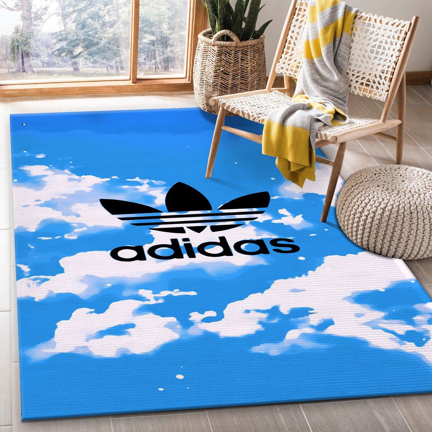 Adidas Logo Rug Fashion Brand Rug Christmas Gift Us Decor Adidas Logo Rug Fashion Brand Rug Christmas Gift Us Decor