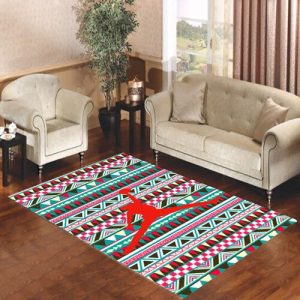 Air Jordan Aztec Pattern Living Room Carpet Rugs