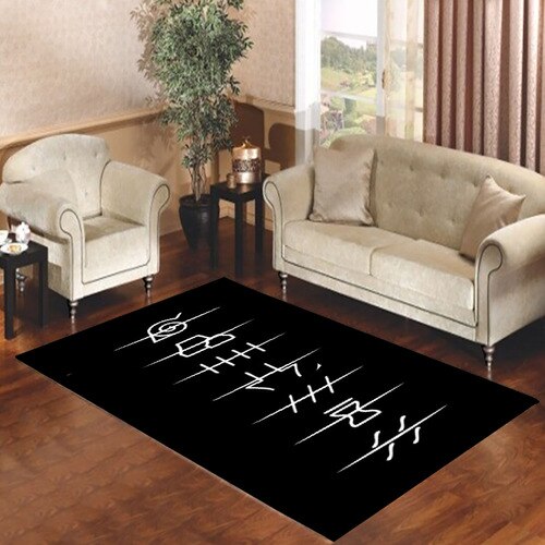 Akatsuki Members Headband Living Room Carpet Rugs Akatsuki Members Headband Living Room Carpet Rugs