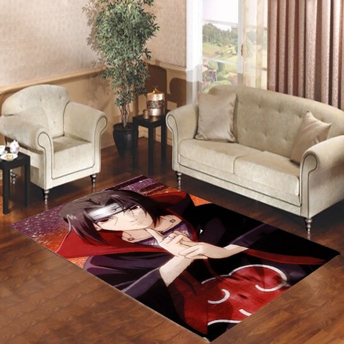 Akatsuki Naruto 3 Living Room Carpet Rugs Akatsuki Naruto 3 Living Room Carpet Rugs