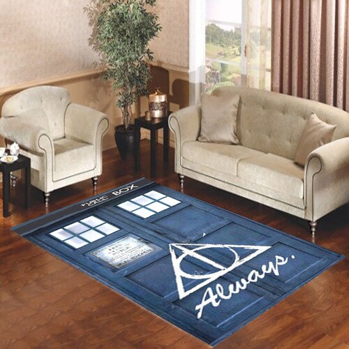Always The Deathly Hollows Dr Who Tardis Living Room Carpet Rugs Always The Deathly Hollows Dr Who Tardis Living Room Carpet Rugs