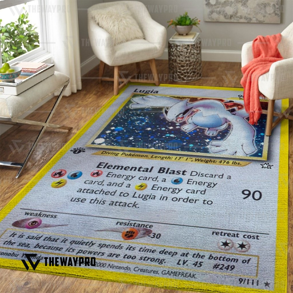 Anime Pokemon Lugia Rug Anime Pokemon Lugia Rug