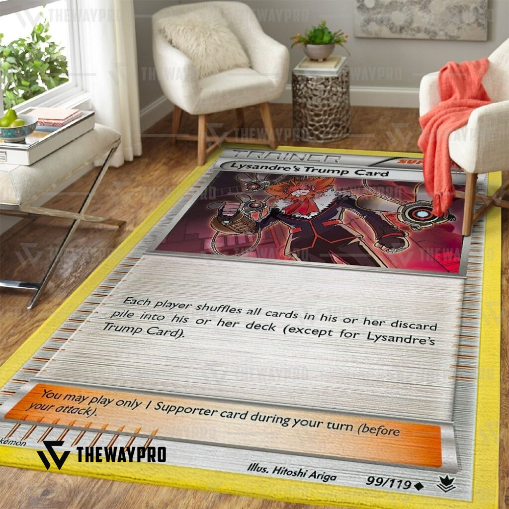 Anime Pokemon Lysandre’S Trump Card Phantom Forces Rug Anime Pokemon Lysandre’S Trump Card Phantom Forces Rug
