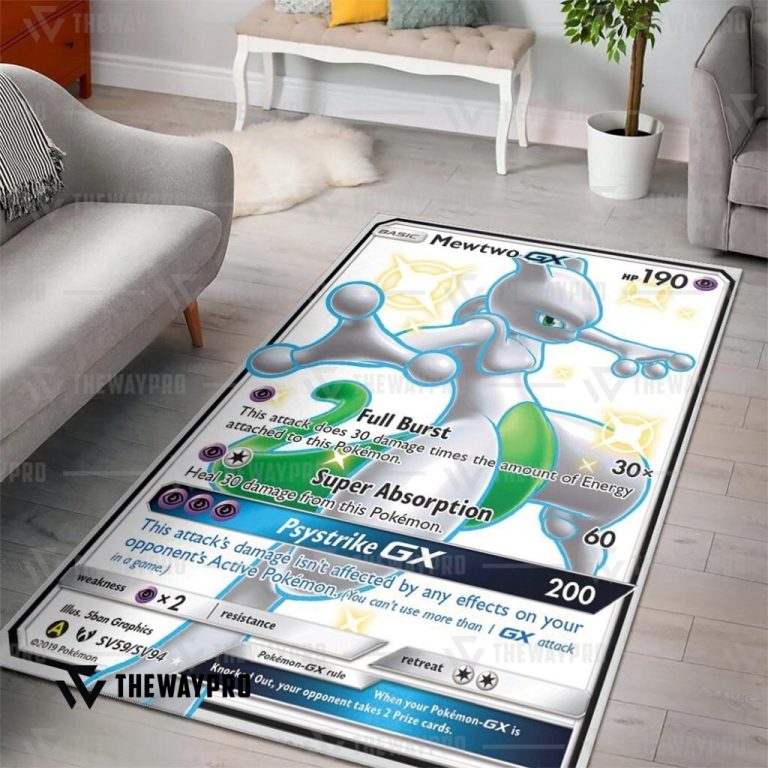 Anime-Pokemon-Mewtwo-Shining-Legends-Rug-1