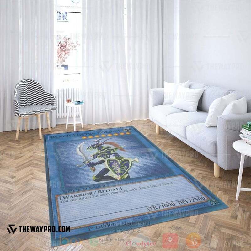 Anime Ygo Black Luster Soldier Custom Rug Anime Ygo Black Luster Soldier Custom Rug