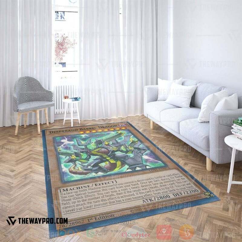 Anime Ygo Desperado Barrel Dragon Custom Rug Anime Ygo Desperado Barrel Dragon Custom Rug