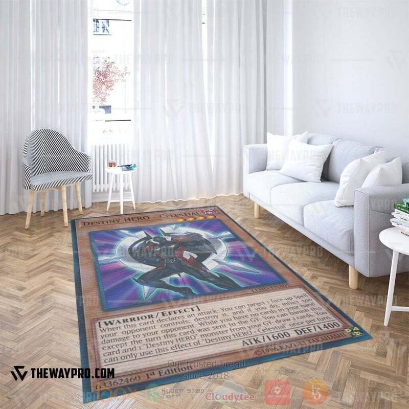 Anime Ygo Destiny Hero Celestial Custom Rug Anime Ygo Destiny Hero Celestial Custom Rug