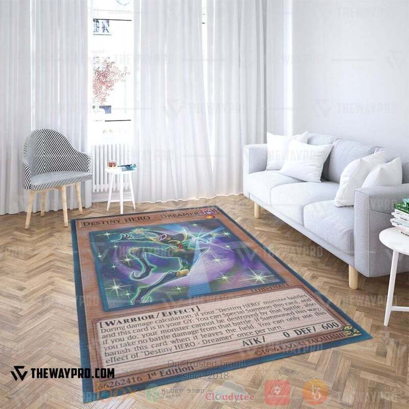 Anime Ygo Destiny Hero Dreamer Custom Rug Anime Ygo Destiny Hero Dreamer Custom Rug