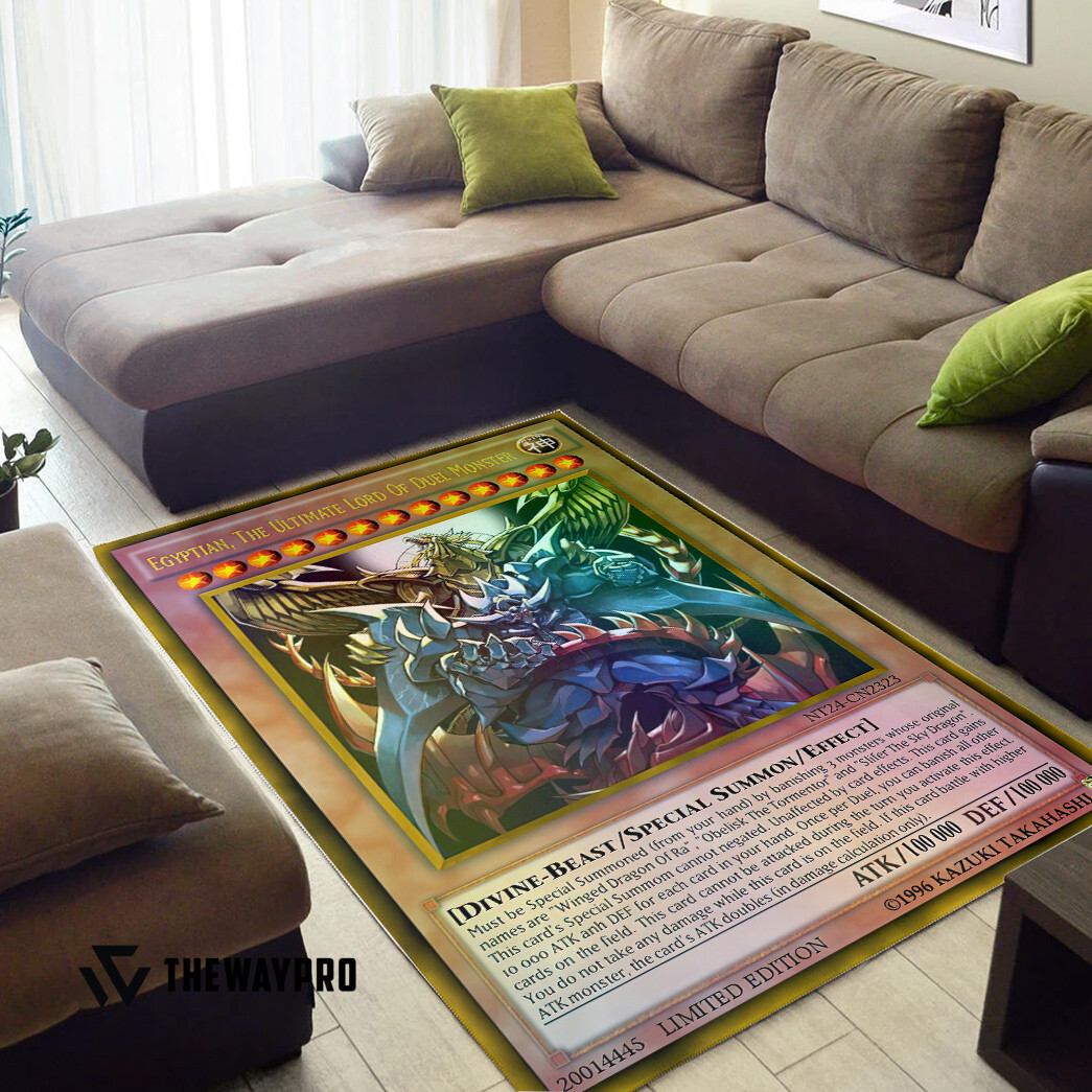 Anime Ygo Egyptian The Ultimate Lord Of Duel Monster Rug Anime Ygo Egyptian The Ultimate Lord Of Duel Monster Rug