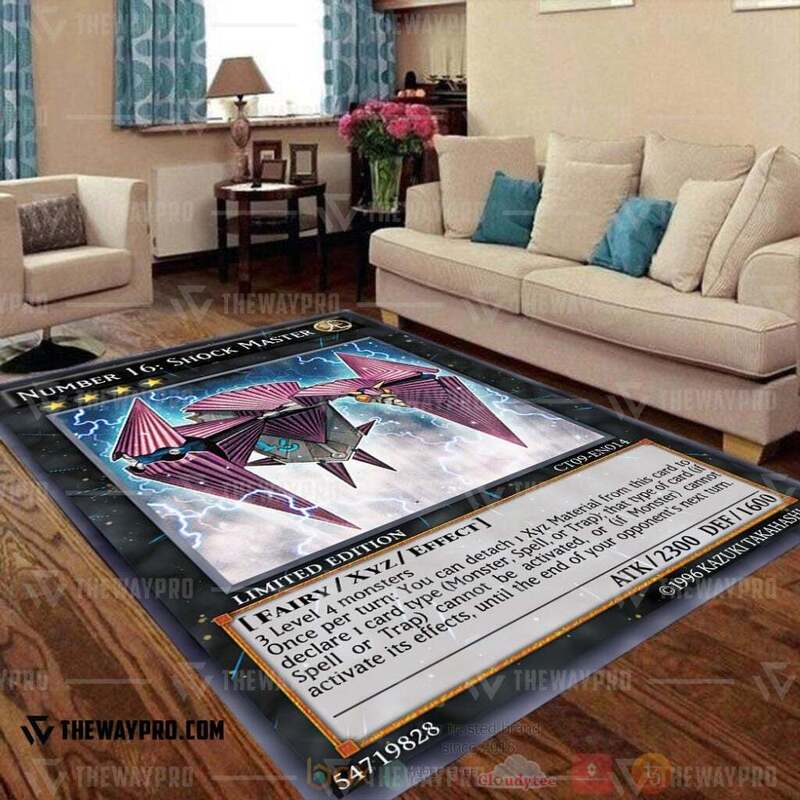 Anime Ygo Number 16 Shock Master Custom Rug Anime Ygo Number 16 Shock Master Custom Rug