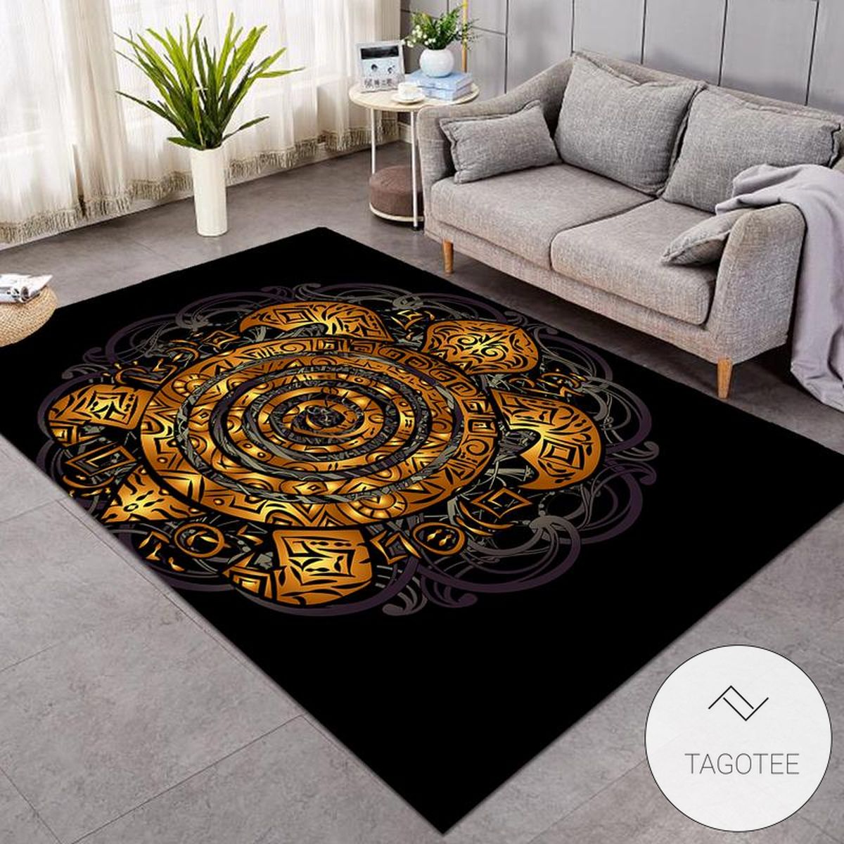 Antique Gold Tortoise Rug Living Room Carpet Antique Gold Tortoise Rug Living Room Carpet