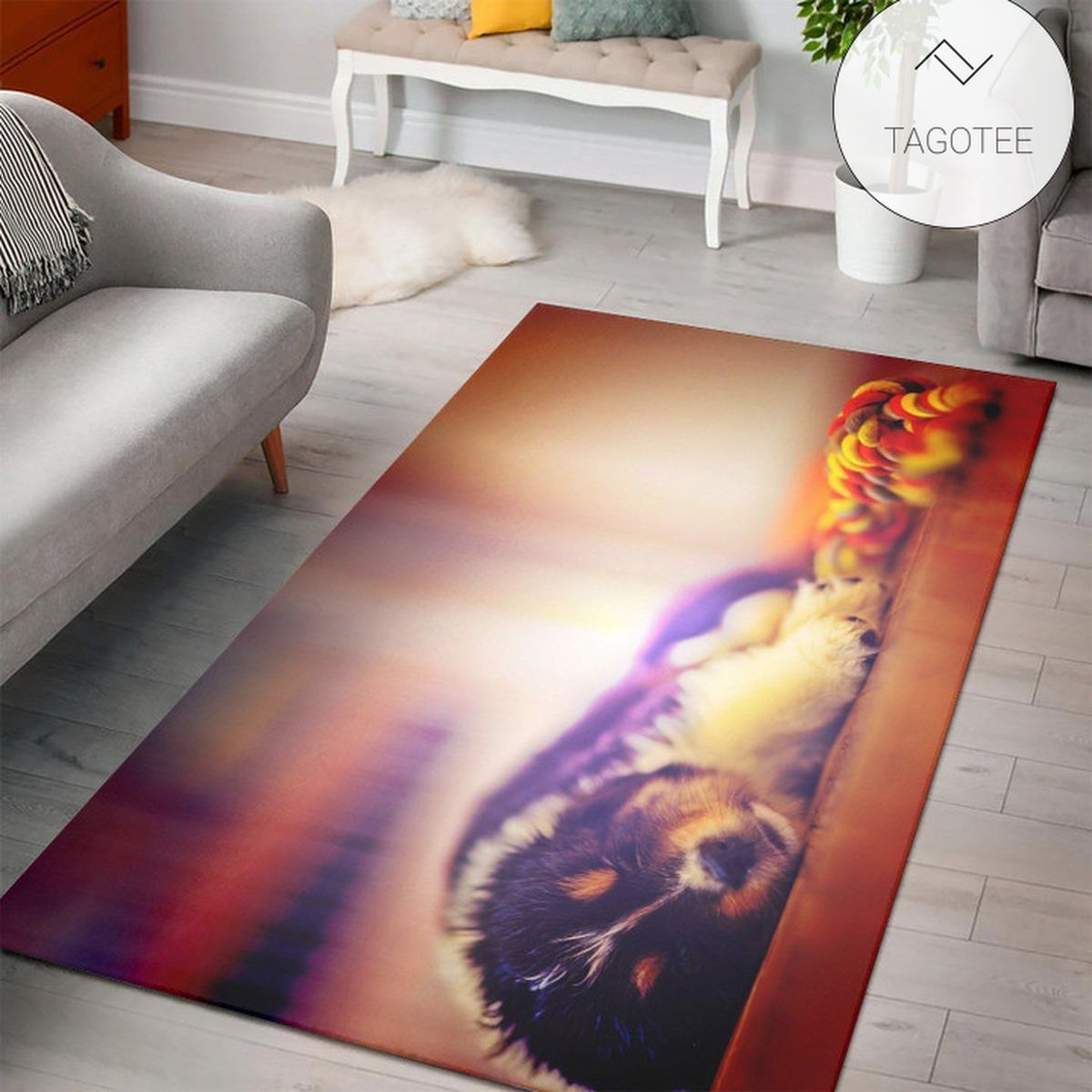 Australian Shepherd Sleepi Living Room Area Rug Christmas Gift Floor Decor Home Decor Australian Shepherd Sleepi Living Room Area Rug Christmas Gift Floor Decor Home Decor