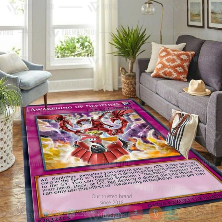 Awakening-Of-Nephthys-Pink-Rectangle-Rug-1