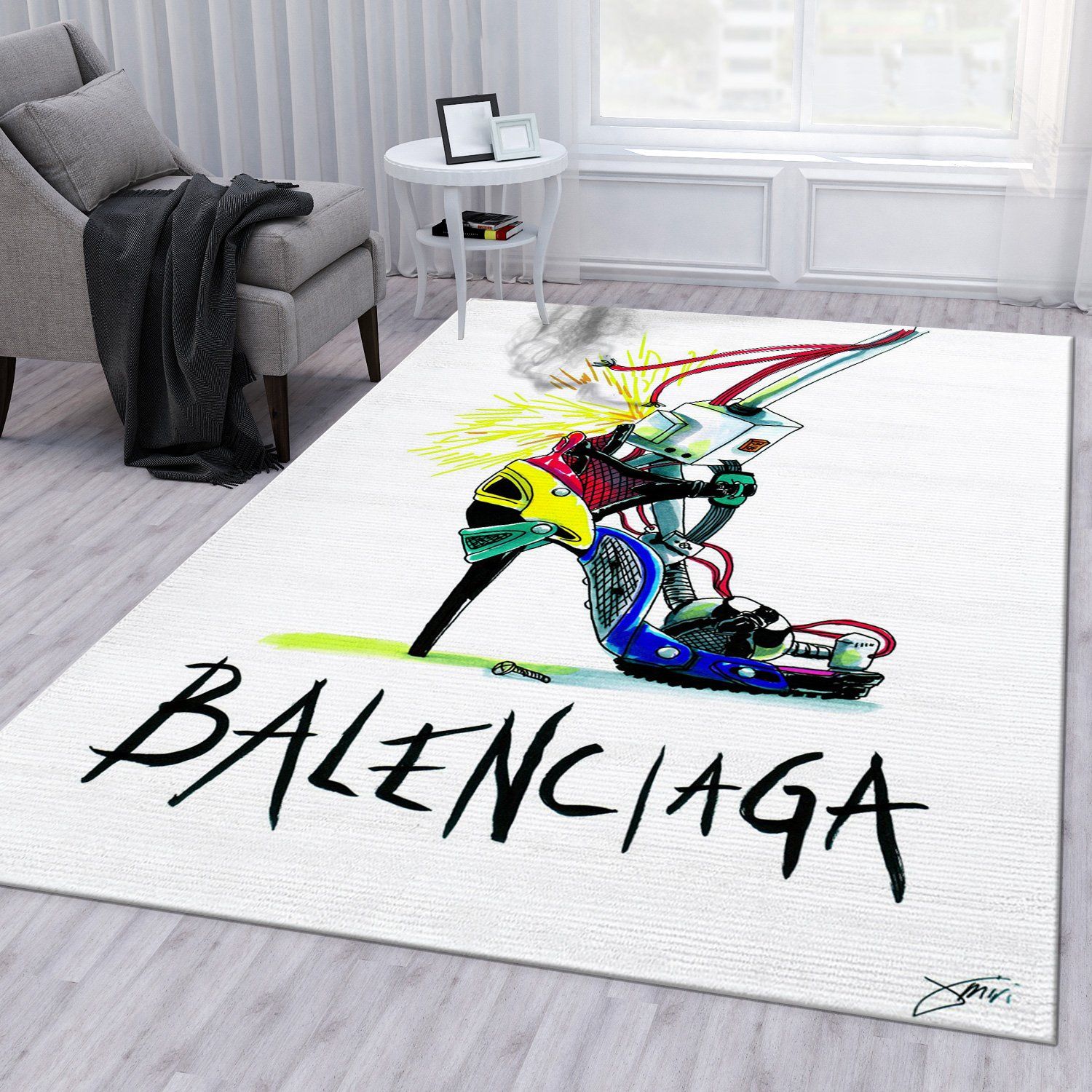 Balenciaga Area Rug For Christmas Fashion Brand Rug Bedroom Rug Family Gift Us Decor Balenciaga Area Rug For Christmas Fashion Brand Rug Bedroom Rug Family Gift Us Decor