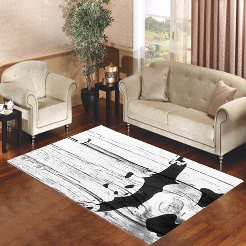 Banksy Graffiti Panda Living Room Carpet Rugs Banksy Graffiti Panda Living Room Carpet Rugs