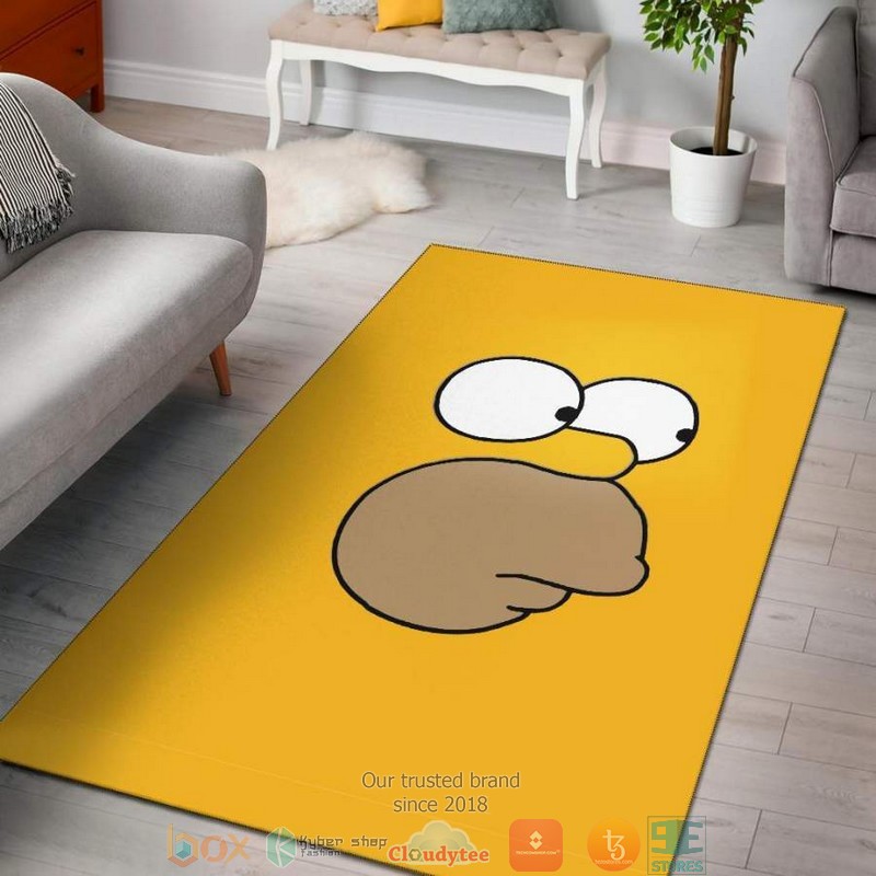 Bart Simpson Face Rug Carpet Bart Simpson Face Rug Carpet