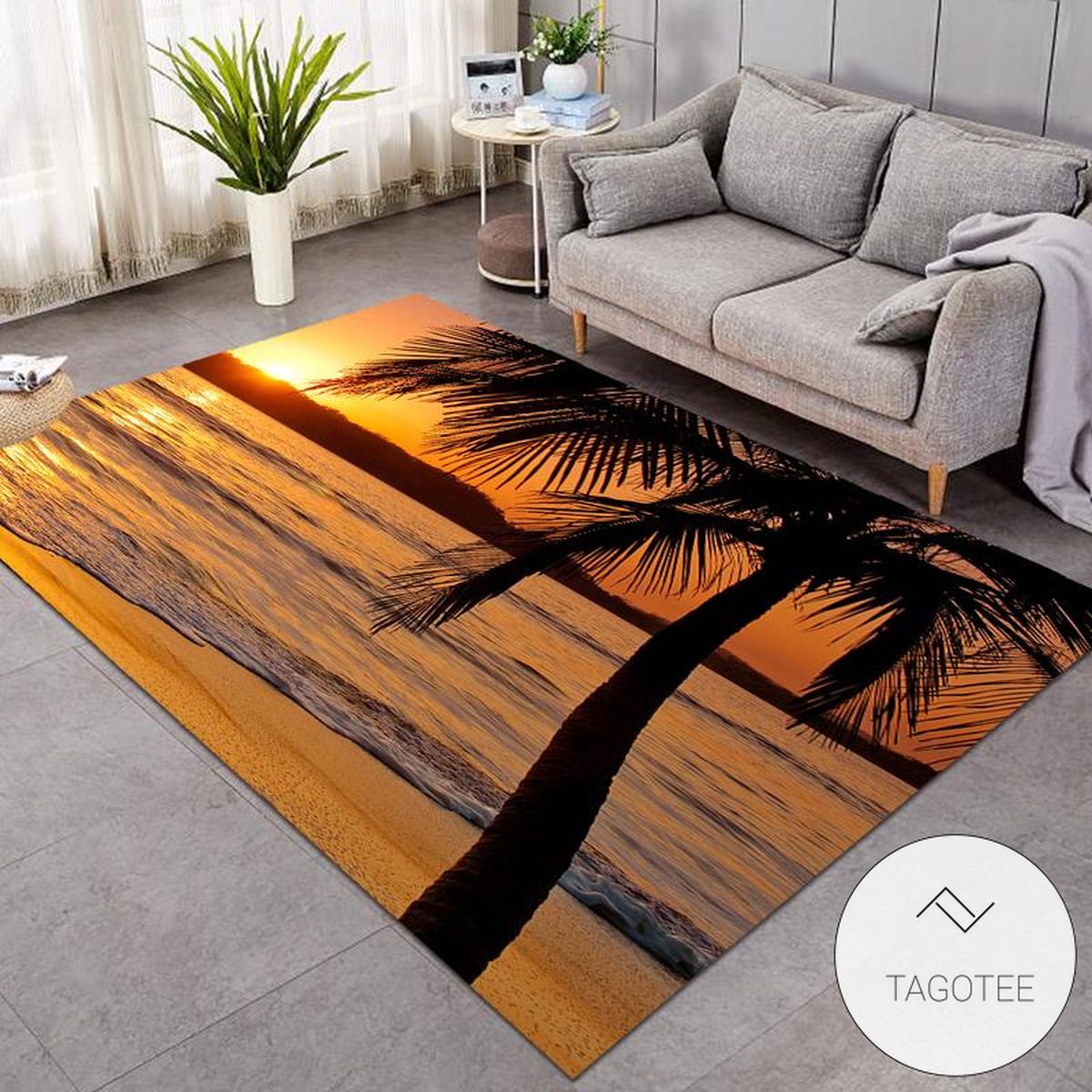 Beautiful Sunrise On The Beach Rug Living Room Carpet Beautiful Sunrise On The Beach Rug Living Room Carpet