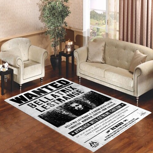 Bellatrix Lestrange Wanted Harry Potter Movies Living Room Carpet Rugs Bellatrix Lestrange Wanted Harry Potter Movies Living Room Carpet Rugs
