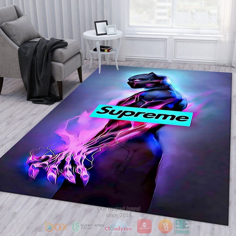 Black Panther Supreme Brand Rug Black Panther Supreme Brand Rug