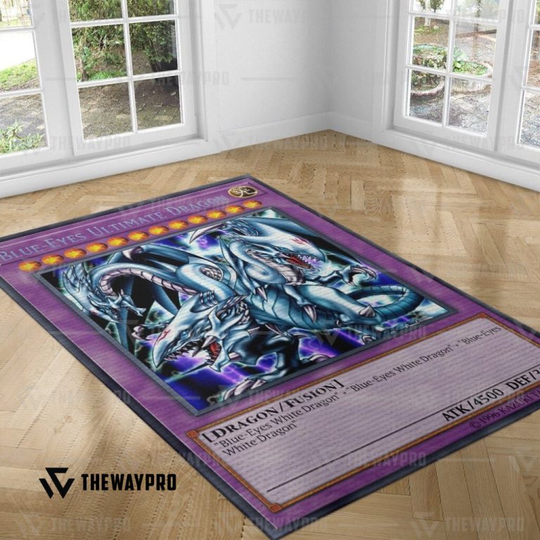 Blue-Eyes-Ultimate-White-Drago-Yu-Gi-Oh-Carpet-Rug-1