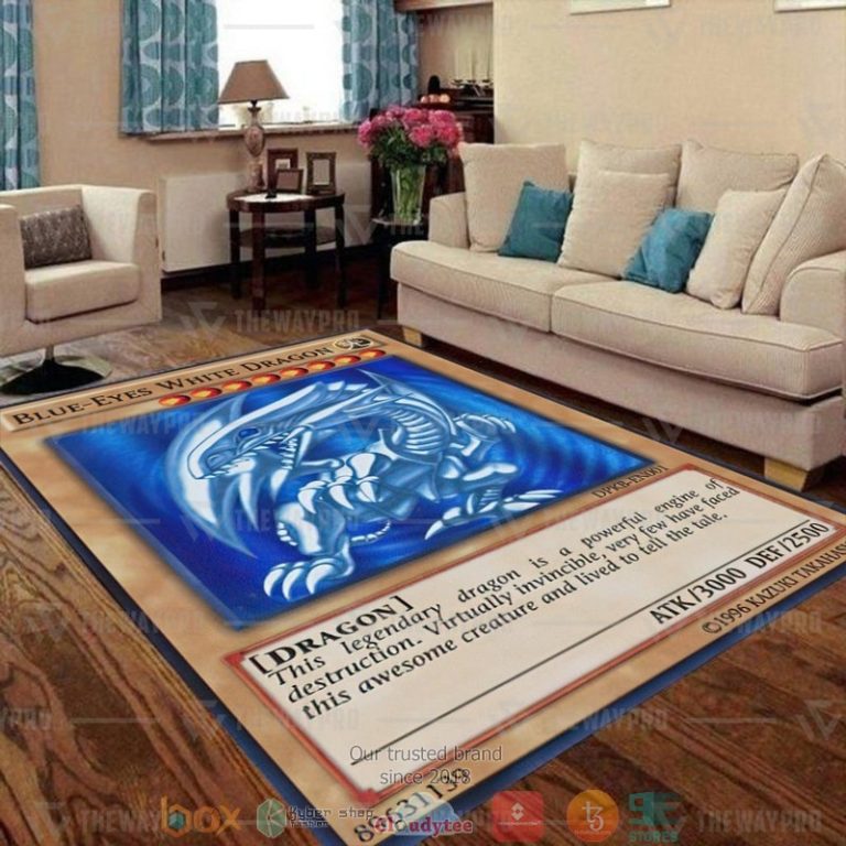 Blue-Eyes-White-Dragon-Card-Carpet-Rug-1