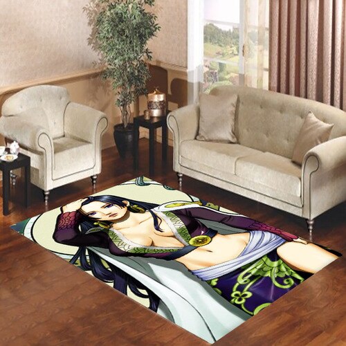 Boa One Piece Cartoon Lady And Snake Living Room Carpet Rugs Boa One Piece Cartoon Lady And Snake Living Room Carpet Rugs