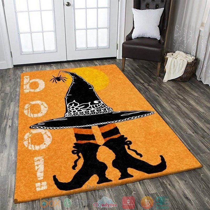 Boo Witch Hat Rug Carpet Boo Witch Hat Rug Carpet