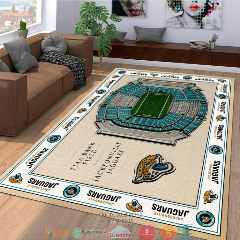 Bordered-Jacksonville-Jaguars-Stadium-Rug-1