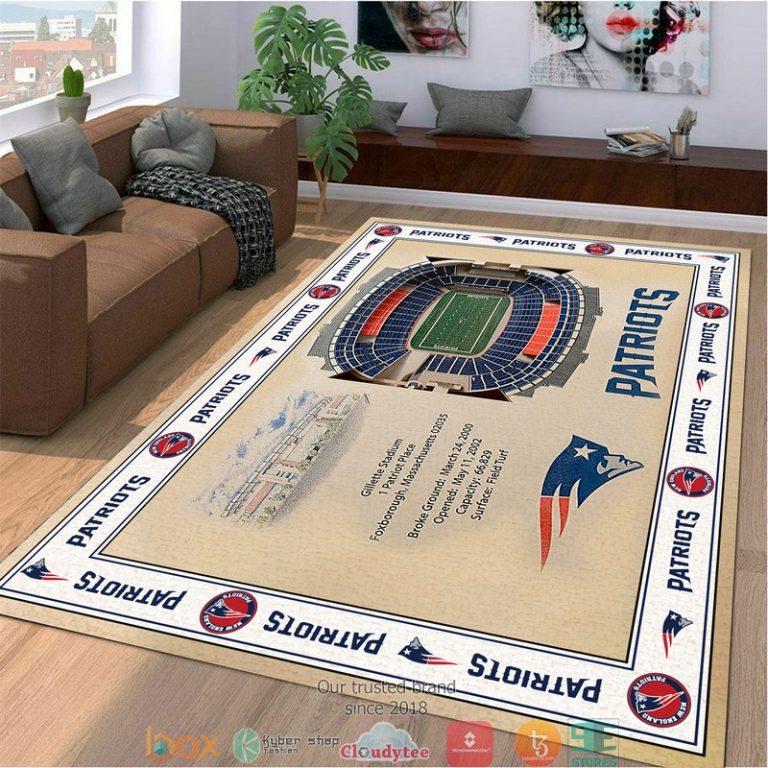 Bordered-New-England-Patriots-Stadium-Rug-1