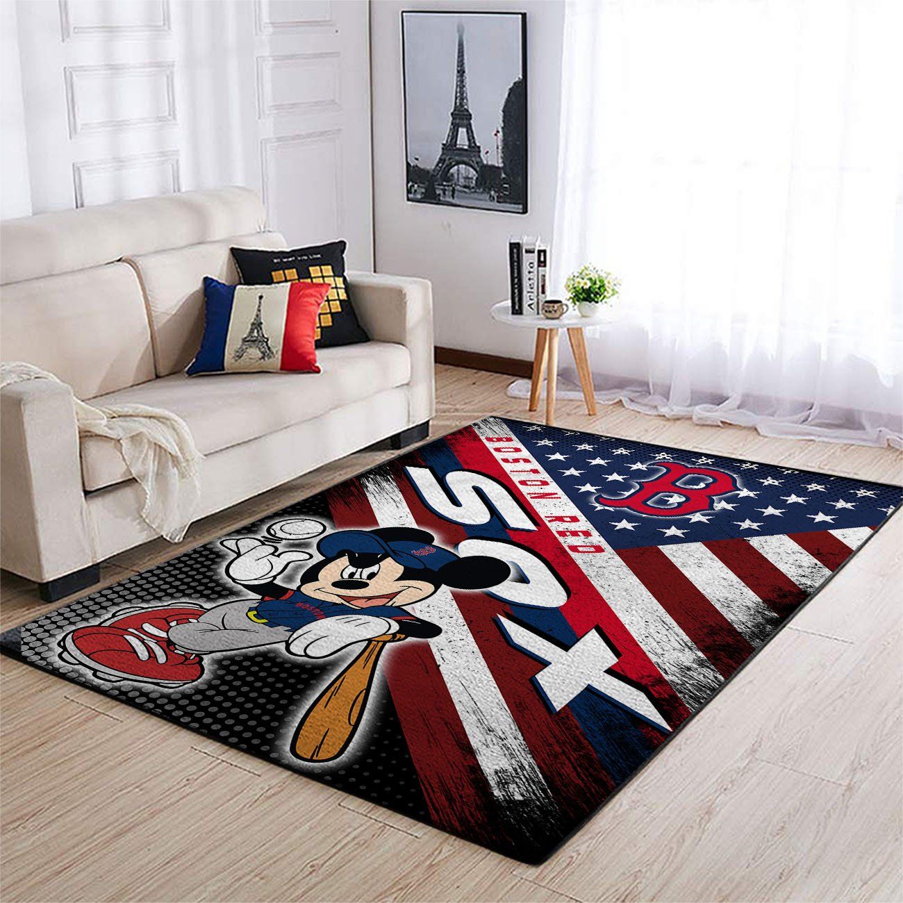 Boston Red Sox Mlb Team Logo Mickey Us Style Nice Gift Home Decor Rectangle Area Rug Boston Red Sox Mlb Team Logo Mickey Us Style Nice Gift Home Decor Rectangle Area Rug