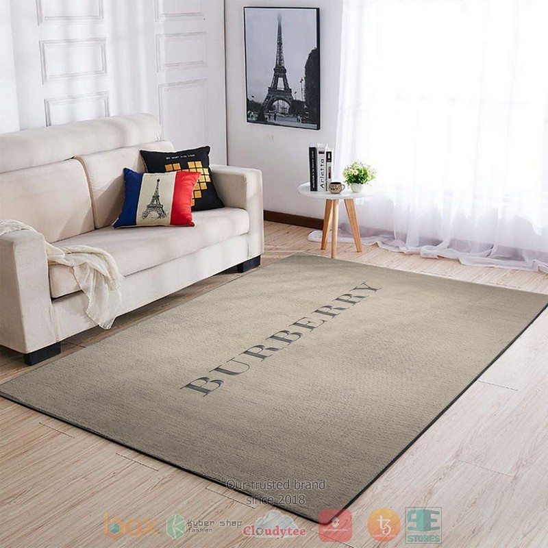 Burberry Luxury Brand Khaki Rug Burberry Luxury Brand Khaki Rug