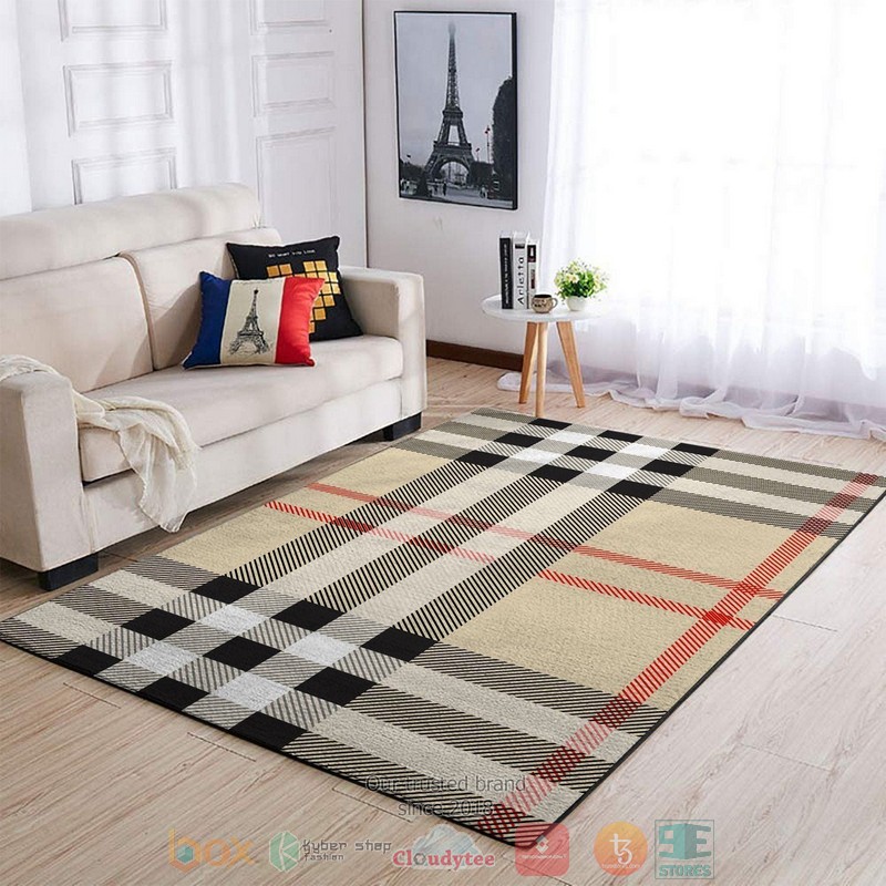 Burberry Luxury Fashion Brand Khaki Rug Burberry Luxury Fashion Brand Khaki Rug