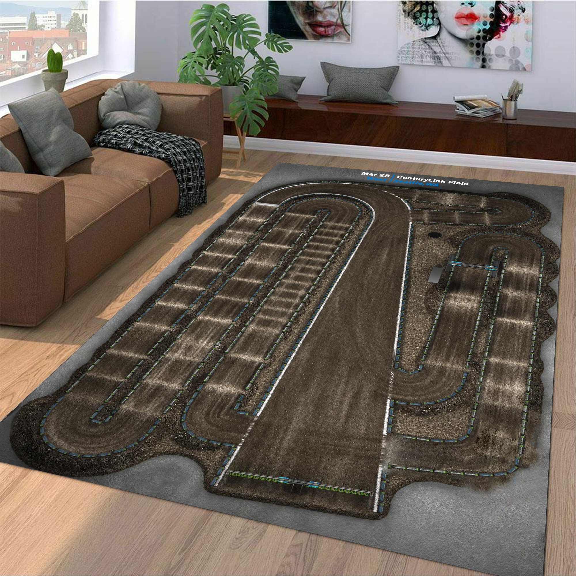 Centurylink Field Stadium Rug Centurylink Field Stadium Rug