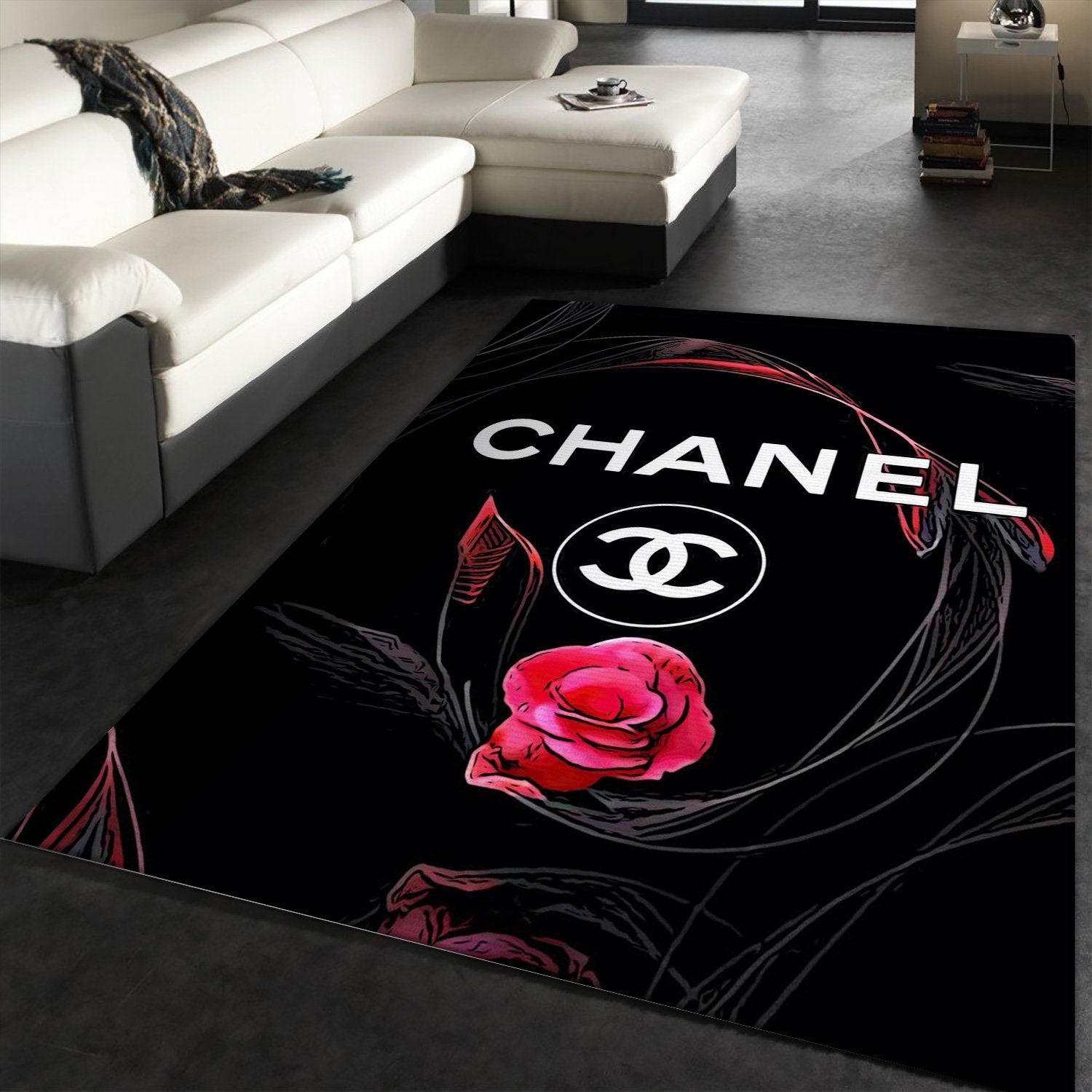 Chanel Area Rug Fashion Brand Rug Christmas Gift Us Decor Chanel Area Rug Fashion Brand Rug Christmas Gift Us Decor