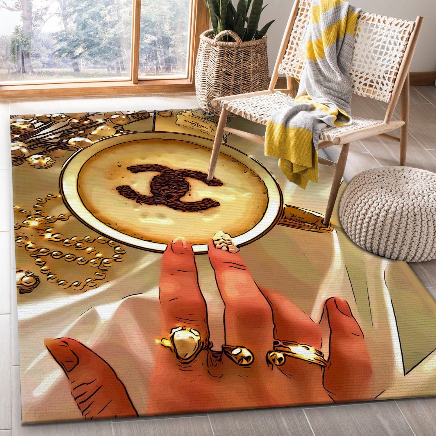 Chanel Rug Living Room Rug Christmas Gift Us Decor Chanel Rug Living Room Rug Christmas Gift Us Decor