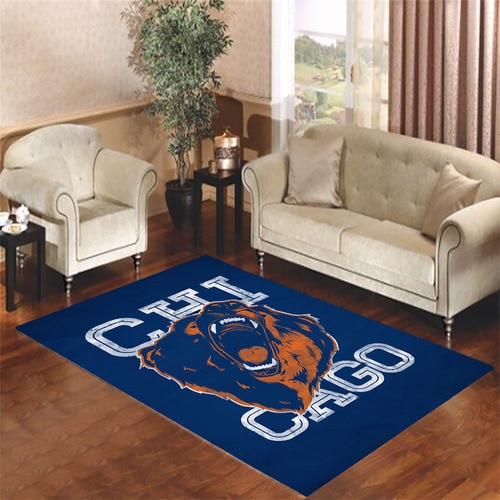 Chicago Bears Icons Wallpaper Living Room Carpet Rugs Chicago Bears Icons Wallpaper Living Room Carpet Rugs