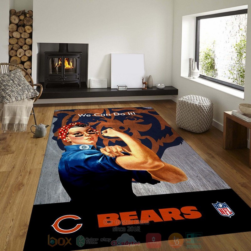 Chicago Bears Nfl Team Logo Area Rugs Chicago Bears Nfl Team Logo Area Rugs