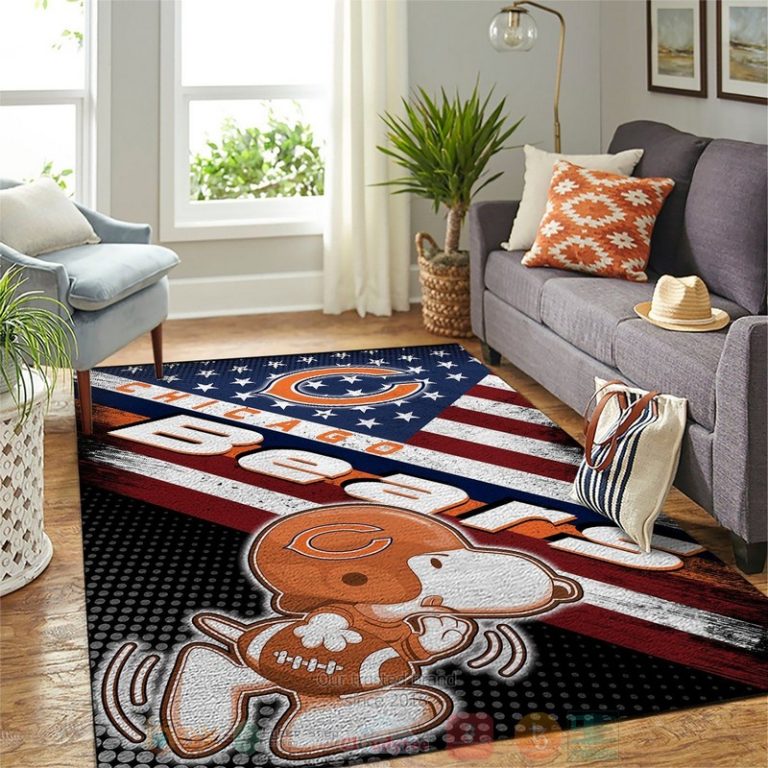 Chicago-Bears-Nfl-Team-Logo-Snoopy-Us-Area-Rugs-1