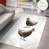 Chickens Area Rug Christmas Gift Floor Decor Home Decor