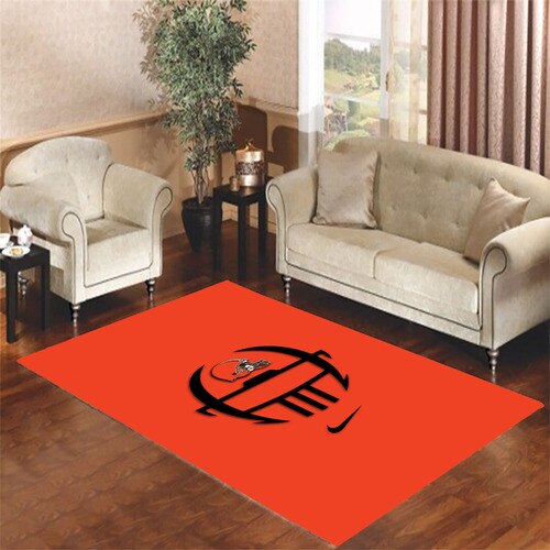 Cleveland Browns Helm Simbol Living Room Carpet Rugs Cleveland Browns Helm Simbol Living Room Carpet Rugs