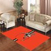 Cleveland Browns Helmet Living Room Carpet Rugs