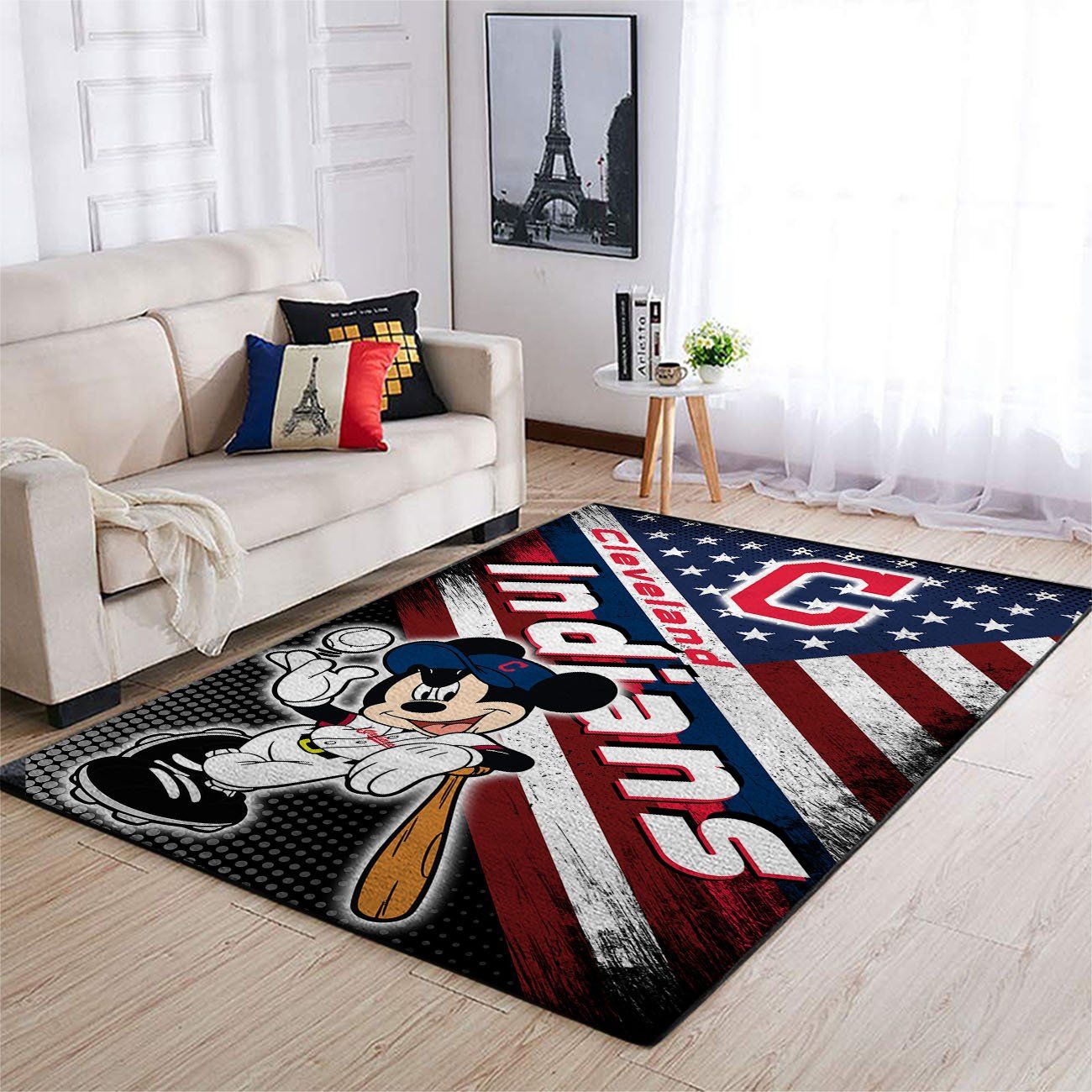 Cleveland Indians Mlb Team Logo Mickey Us Style Nice Gift Home Decor Rectangle Area Rug Cleveland Indians Mlb Team Logo Mickey Us Style Nice Gift Home Decor Rectangle Area Rug