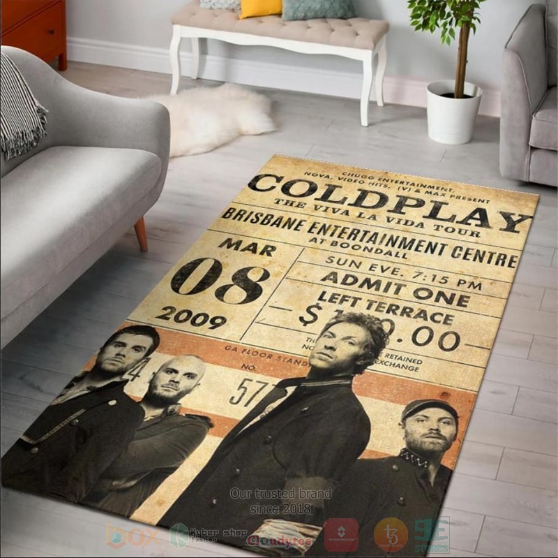 Coldplay Band Area Rugs Coldplay Band Area Rugs