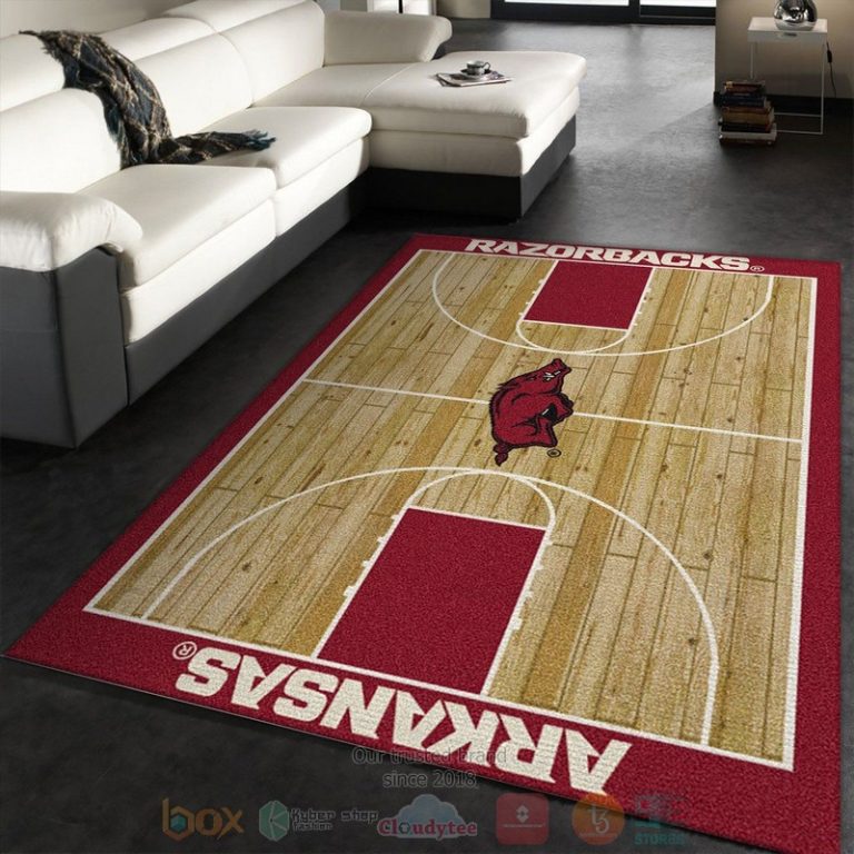 College-Home-Court-Arkansas-Basketball-Team-Logo-Area-Rugs-1