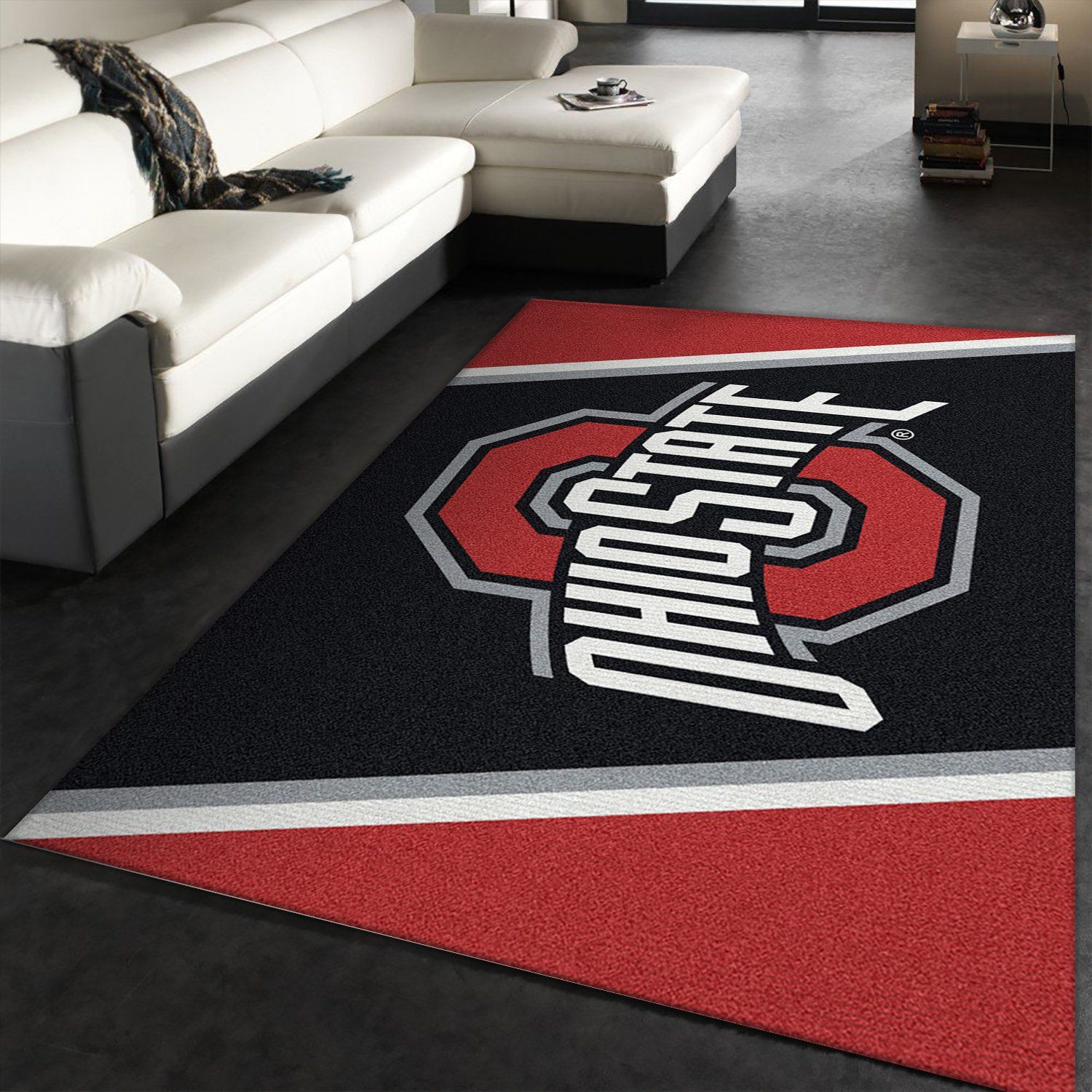 College Spirit Ohio State Sport Area Rug Carpet Team Logo Christmas Gift Us Decor College Spirit Ohio State Sport Area Rug Carpet Team Logo Christmas Gift Us Decor