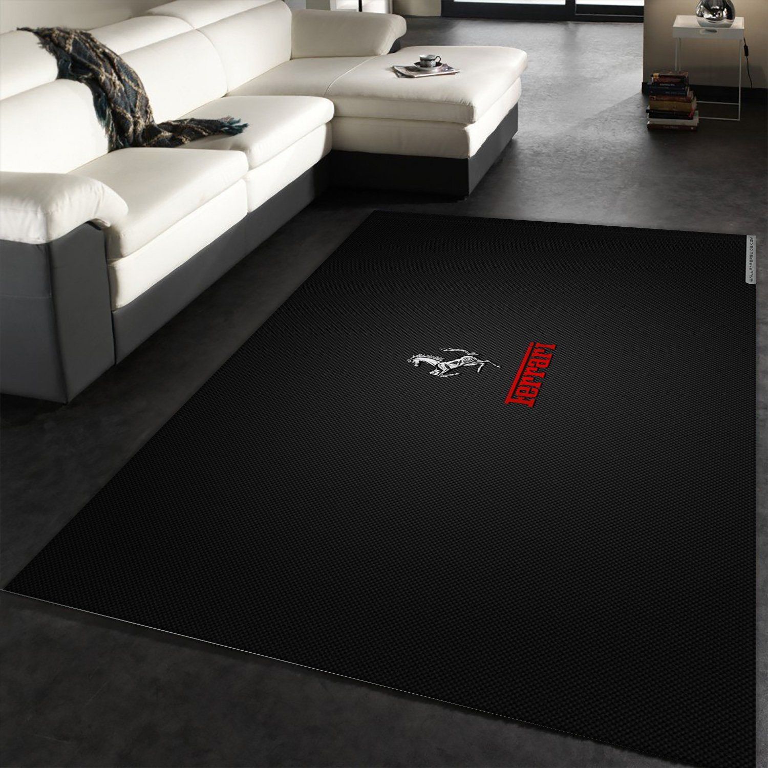 Cool Ferrari Logo Rug Bedroom Family Gift Us Decor Cool Ferrari Logo Rug Bedroom Family Gift Us Decor
