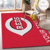 Customizable Cincinnati Reds Personalized Accent Rug Mlb Area Rug Living Room Rug Home Decor Floor Decor