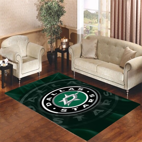 Dallas Stars Logo Living Room Carpet Rugs Dallas Stars Logo Living Room Carpet Rugs