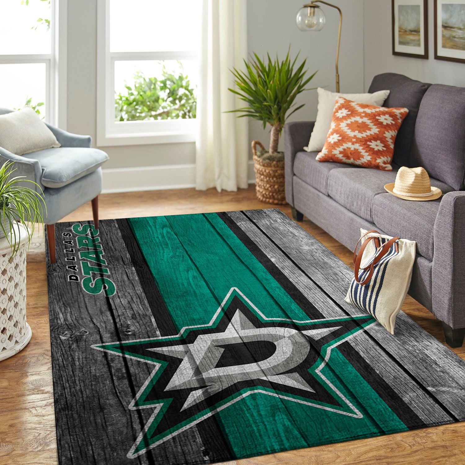 Dallas Stars Nhl Team Logo Wooden Style Nice Gift Home Decor Rectangle Area Rug Dallas Stars Nhl Team Logo Wooden Style Nice Gift Home Decor Rectangle Area Rug