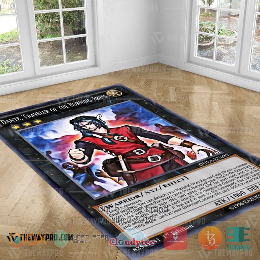 Dante Traveler Of The Burning Abyss Rug Dante Traveler Of The Burning Abyss Rug